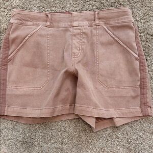 SPANX Women's Cargo Shorts in Tan